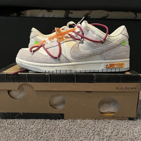 Off White dunks Lot 35 size 10